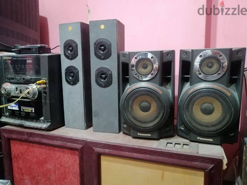 باناسونيك مسرح وصب  2200w يعمل فلاشه وبلوتس راديو بالريموت 2