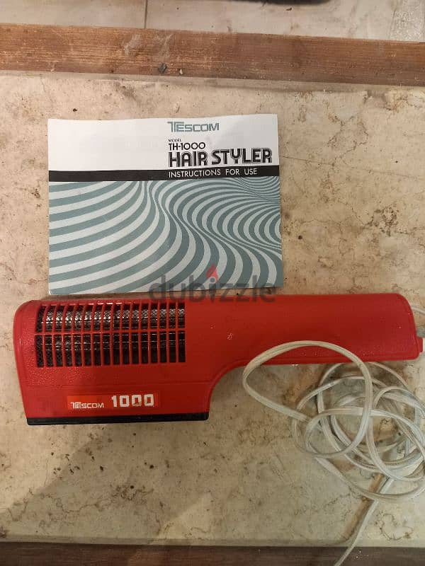 TESCOM HAIR STYLER- MODEL TH-1000 5