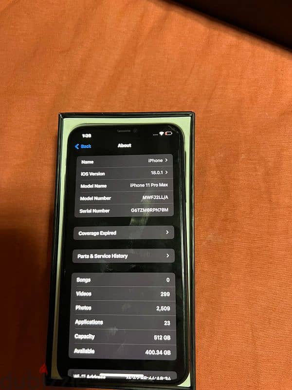 بيع موبيل ايفون 11 برو ماكس 3