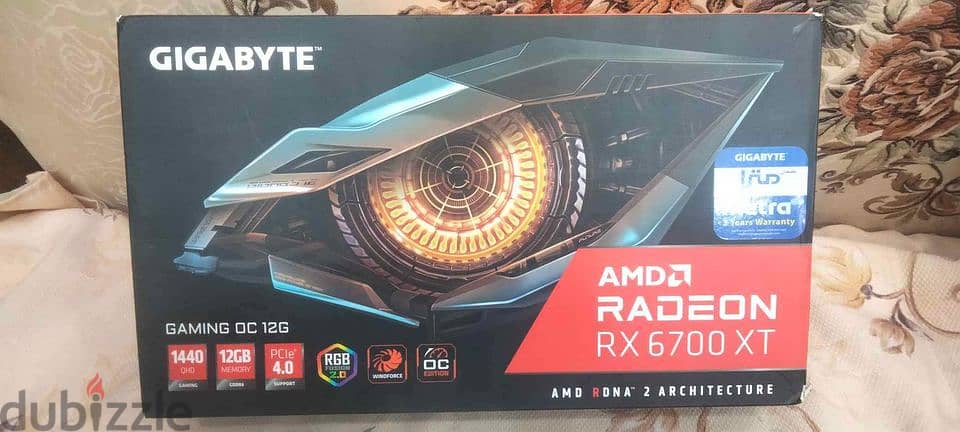 للبيع كارت الشاشة RX 6700 XT 12GB 0