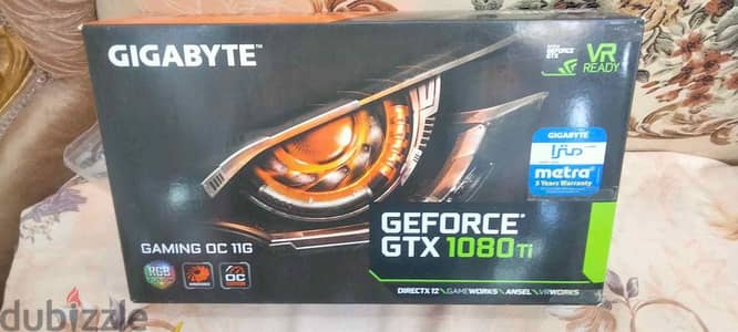 للبيع كرت شاشة GTX 1080 Ti 11GB