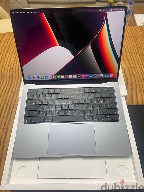 Macbook Pro M1Pro 14 Inch اعلي نسخة ١تيرا بضمان ابل كير ضد الكسر 4