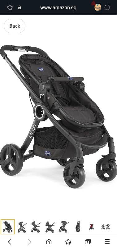 Chicco urban stroller with box as new