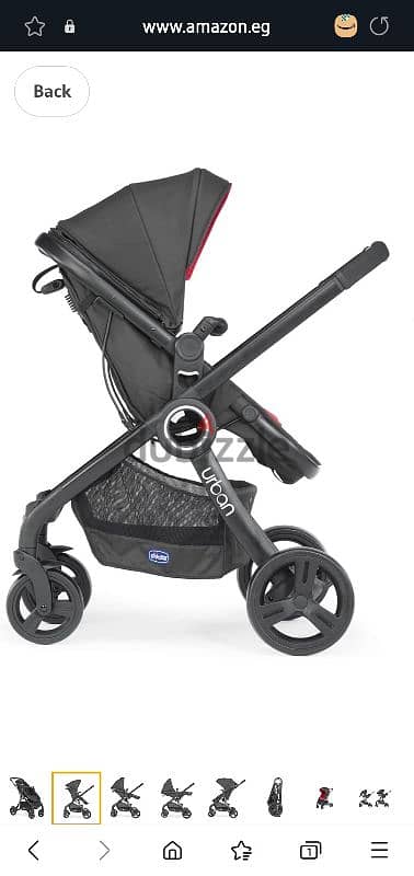 Chicco urban stroller with box as new 1