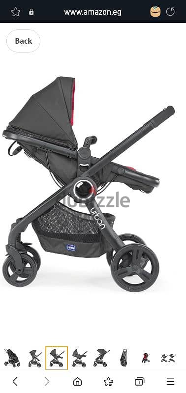 Chicco urban stroller with box as new 2