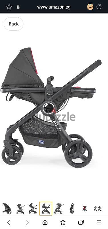 Chicco urban stroller with box as new 3