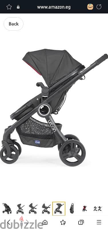 Chicco urban stroller with box as new 4