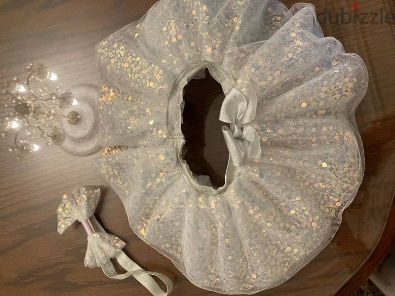 tutu skirt + head band (0-12 month) 2