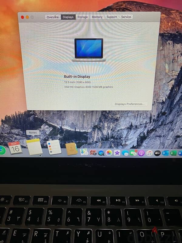 ماك بوك برو بحاله فوق الممتازه 3