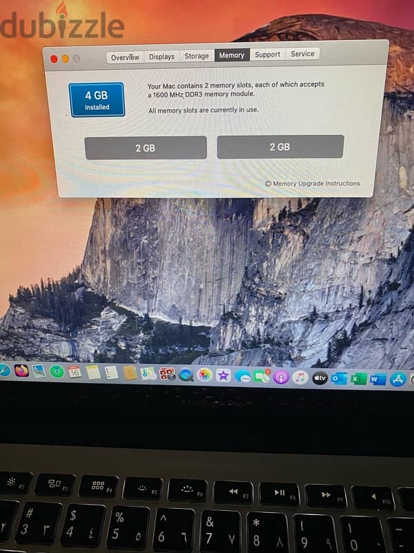 ماك بوك برو بحاله فوق الممتازه 6