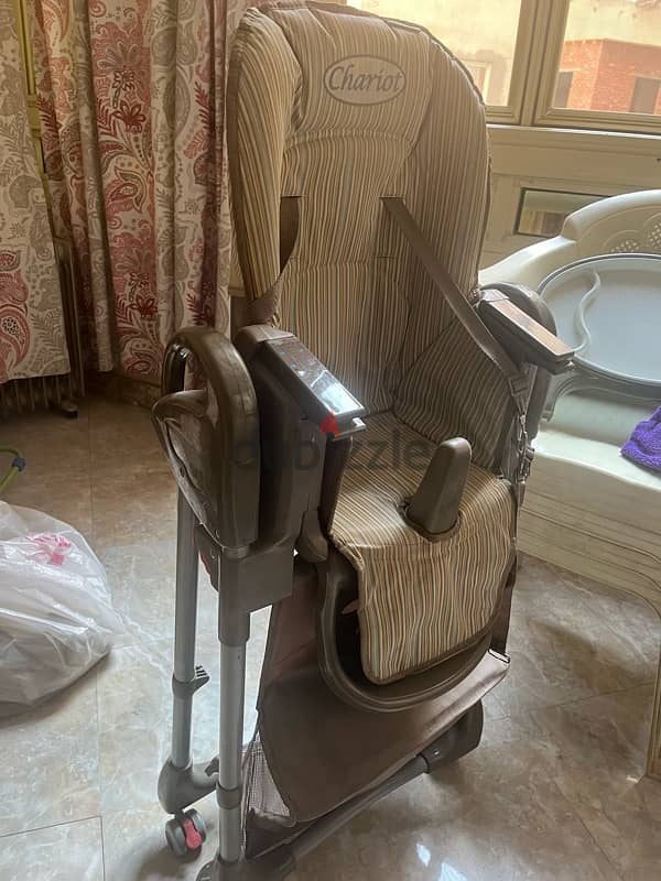 high baby chair كرسى اكل بيبى 1