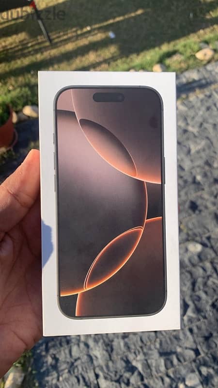 iPhone 16 pro 256 desert gold new Arabic/English 0