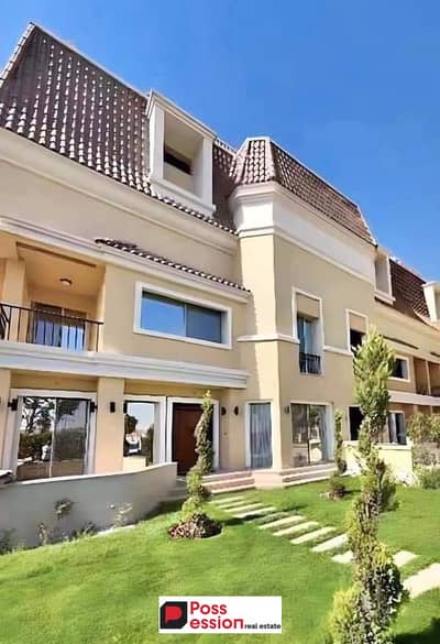 Villa with a discount of 3 million and 600 thousand for sale in Sarai Compound, New Cairo, next to Madinaty, in installments over 8 years