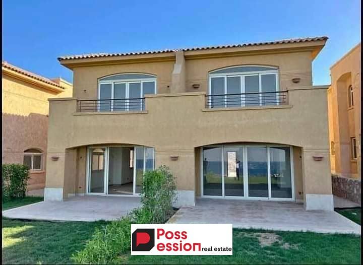 Corner townhouse villa for sale in Ain Sokhna, Tilal Village, with a 5% down payment, in installments over 8 years, in the last and most distinguished 0