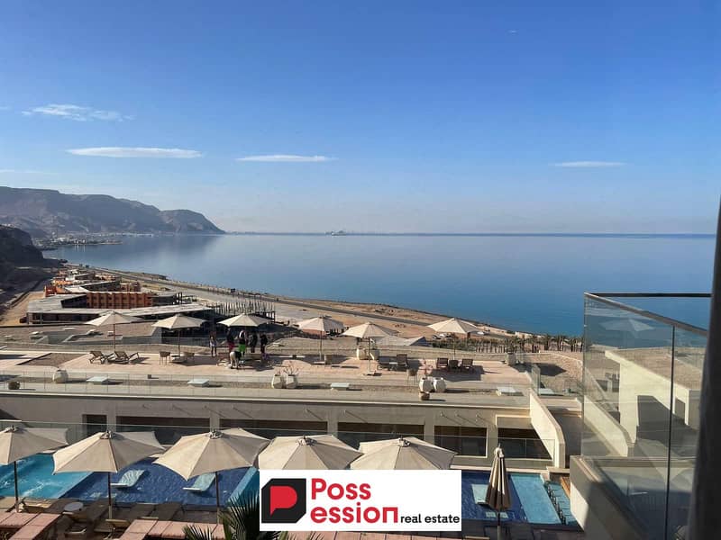 A fully finished chalet directly on the sea in the village of Monte Galala, Ain Sokhna, near Porto and near Zaafarana Road and Galala City 0