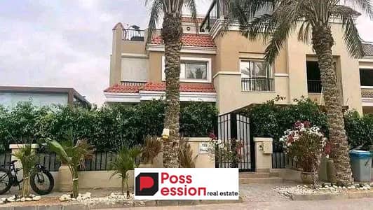 Villa for sale very independent corner with a private garden Butterfly Mostakbal City near Rehab and Madinaty, and minutes from AUC with 43% discount