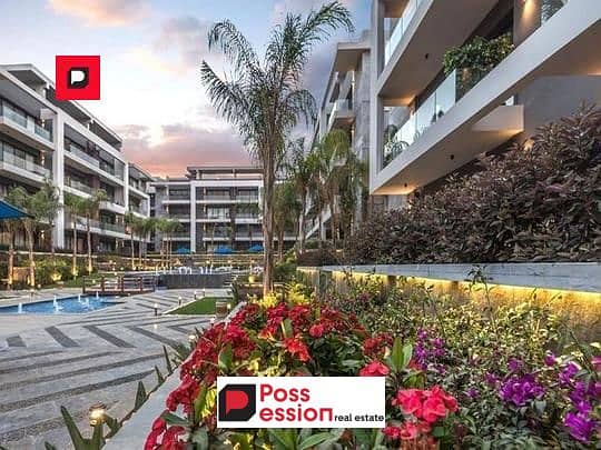 Luxurious apartment for sale in La Vista El Patio Oro in the best location inside the compound near Palm Hills and Mountain View with installments 0