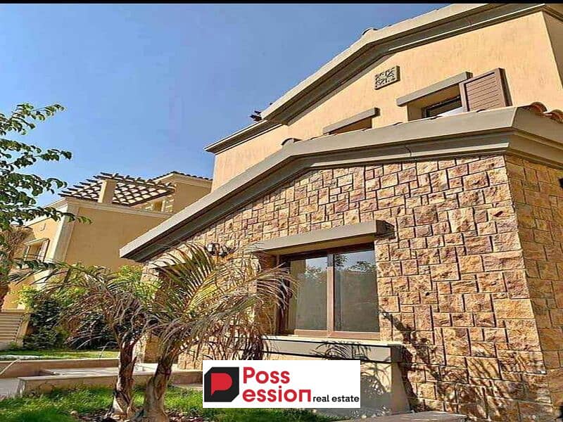 Villa 282m for sale in installments in Telal East Compound, New Cairo, next to Mountain View and Palm Hills and near American University 0