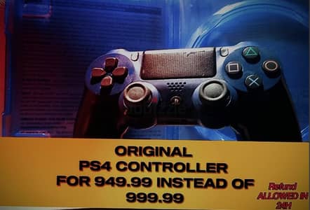 ORIGINAL PS4 CONTROLLER EXTREME CONDITION (1 Stock Left)