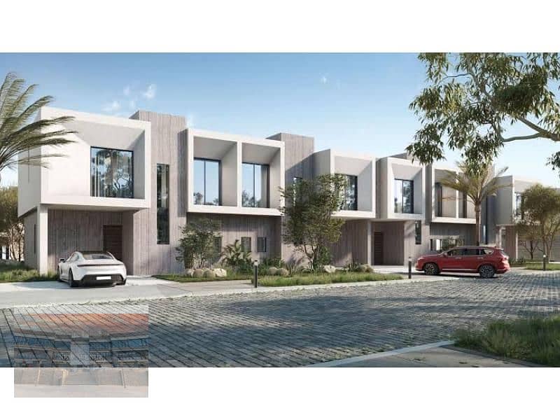 Townhouse middle with garden - lowest down payment - in Solana East compound - new Cairo 0