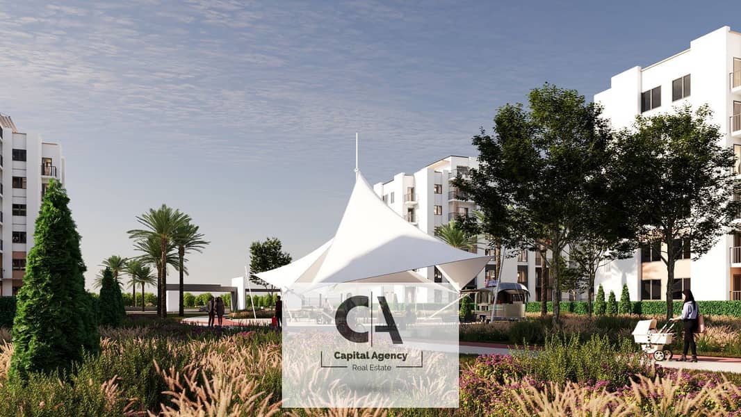 Apartment for sale in the heart of Sheikh Zayed, fully finished - with only 15% down payment - delivery soon - Prime Location 0