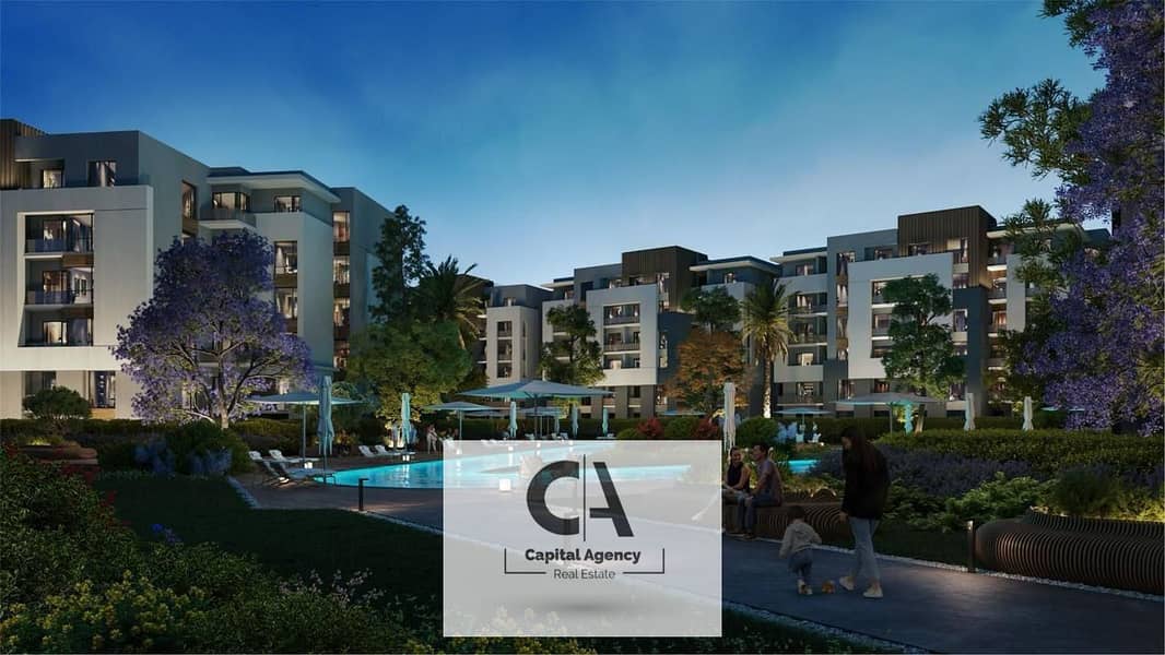 With only 10% down payment, an apartment of 180 meters for sale in the heart of the Fifth Settlement, next to Al Marasem | Installments over 10 years 0