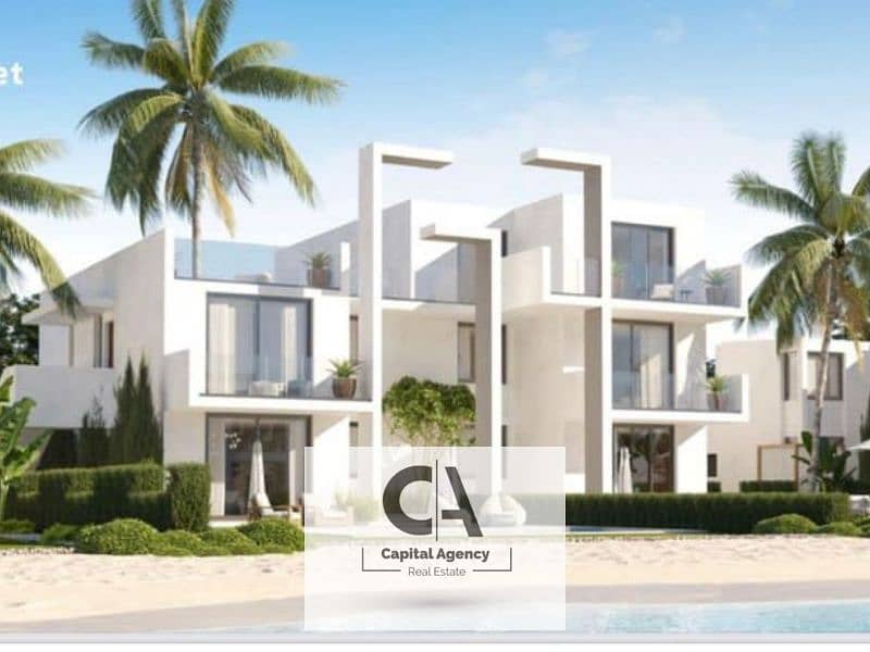 With a 15% cash discount, own your fully finished chalet in D-Bay, next to La Vista | View on the sea and lagoon 0