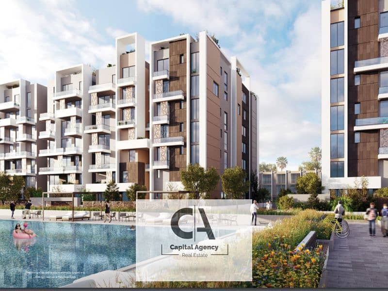 With only 10% down payment, an apartment for sale in Reportage Compound in Mostakbal City offer Cityscape | 30% discount on cash 0