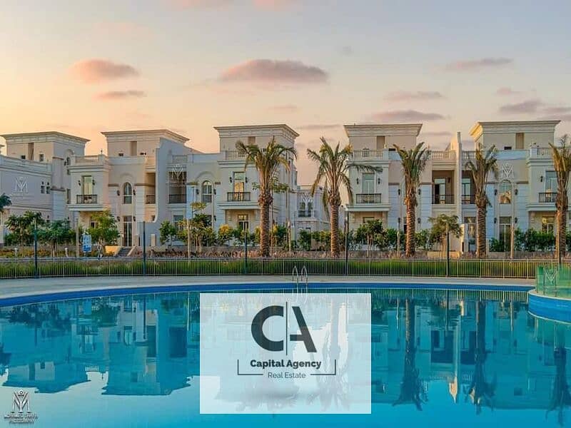 Apartment for sale in the heart of the New Capital in Garden City Compound ,Ready To Move , fully finished 5% down payment and installments up to 12 y 0