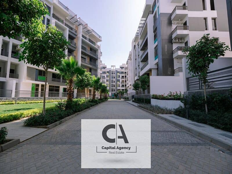 Apartment for sale in Golden Square in Icon Gardens Compound Book at the price of the new stage with only 10% down payment 0