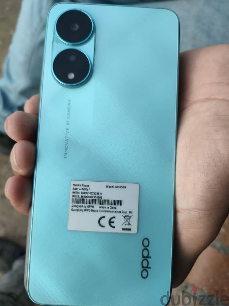 Oppoa78 حاله ممتازه بدون علبه 0