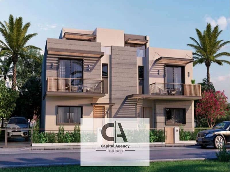 3 -bedroom apartment for sale in Garden Lakes in the heart of Zayed - Hyde Park, with a 5% down payment and equal installments - cash dis 24% 0