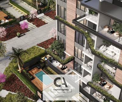 Apartment for sale in Garden without 0% down payment and installments over the longest payment period In the heart of the Fifth Settlement with ERG