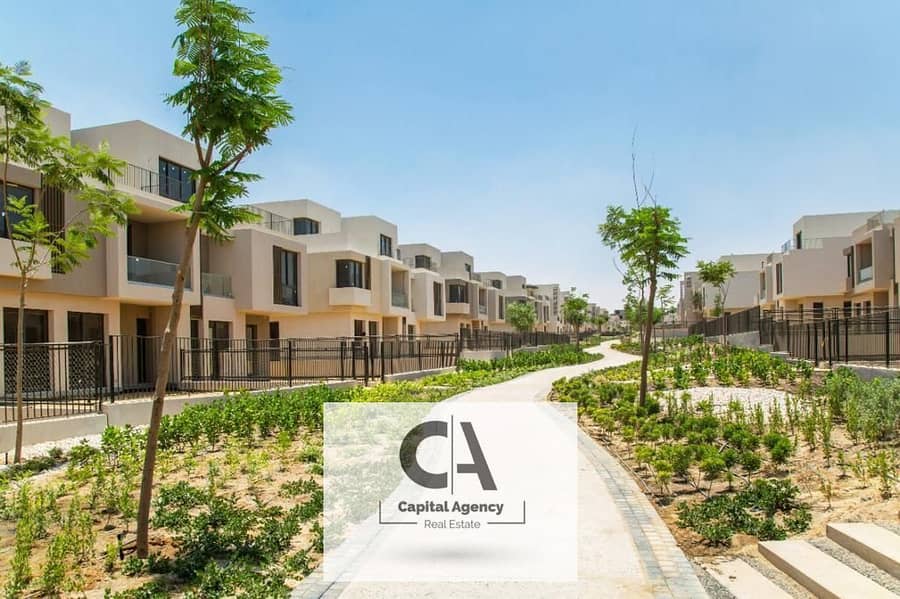 With only 5% down payment  an apartment with a garden for sale super luxurious  in the most prestigious compound in Shrouk, Sodic East - 32% cash dis 0