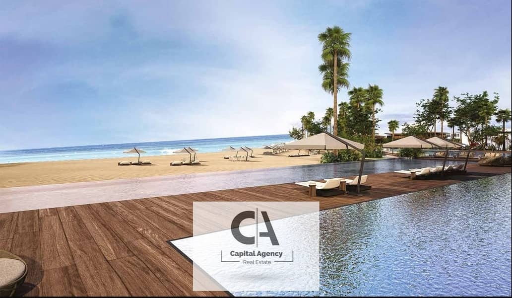 Chalet for sale with sea view with 10% down payment in the heart of Ain Sokhna with Misr Italian - Kai| And installments over the longest repayment 0