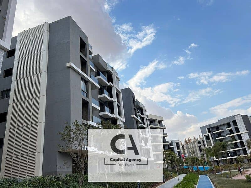 Apartment for sale with garden, 156 meters, in Sun Capital, the heart of October, with immediate delivery With a 10% down payment and equal installmen 0