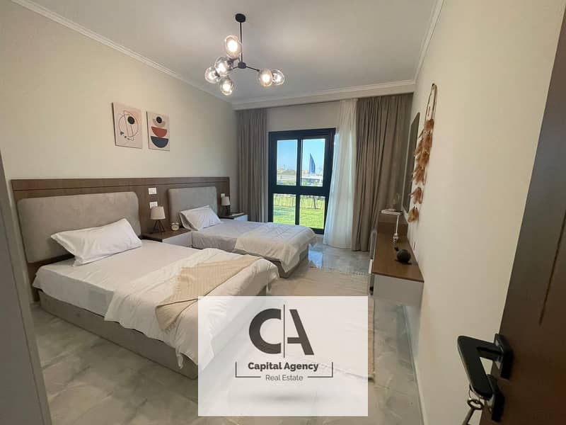 Own a chalet with a 10% down payment, private roof, fully furnished with kitchen, in large installments, in the heart of the North Coast - Q North 0