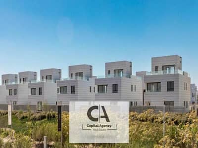 Duplex 276 meters with private roof, immediate receipt, super luxury finishing in Al Burouj Compound A distinctive view of the landscape * Al Burouj *