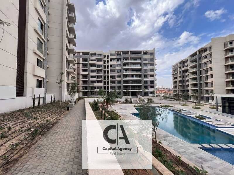 Without a 0% down paymentown an apartment for sale, ground floor with a garden, 24 meters in the heart of new capital Ready to move 0