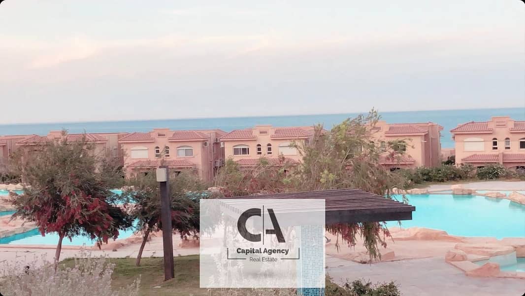 Chalet with garden 191m for sale in Ain Sokhna with 27% discount on cash fully finished overlooking the sea or with a5% down payment in_TELAL EL SOKHN 0