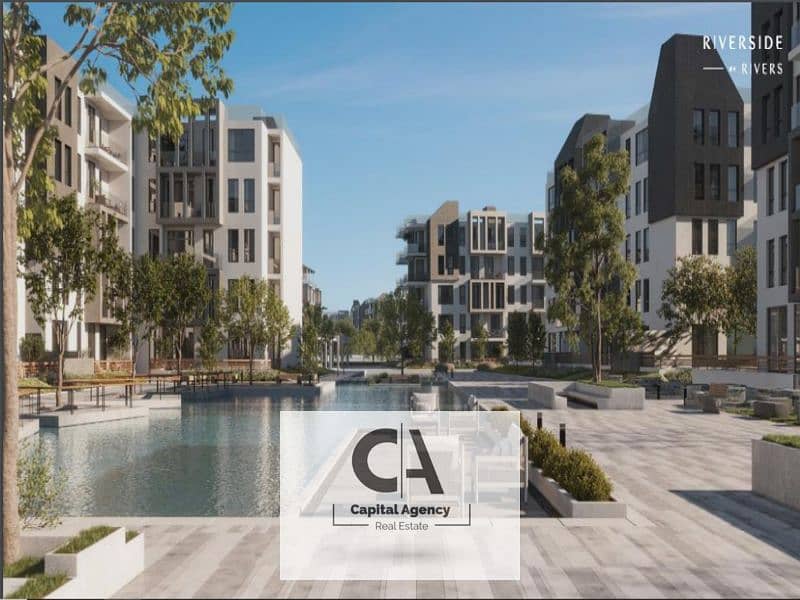 With a 5% down payment, receive your apartment with a private garden of 57 meters in Sheikh Zayed in Rivers - Tatweer Misr 0