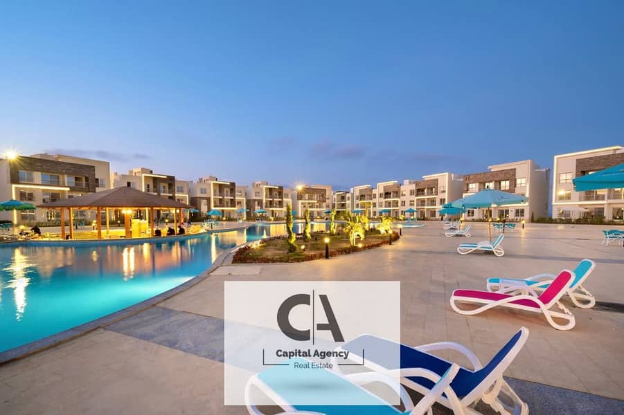 With a 0% down payment for the first time in Ras El Hekma, own a chalet with the longest equal payment period in Sea View, fully finished | Sea View 0