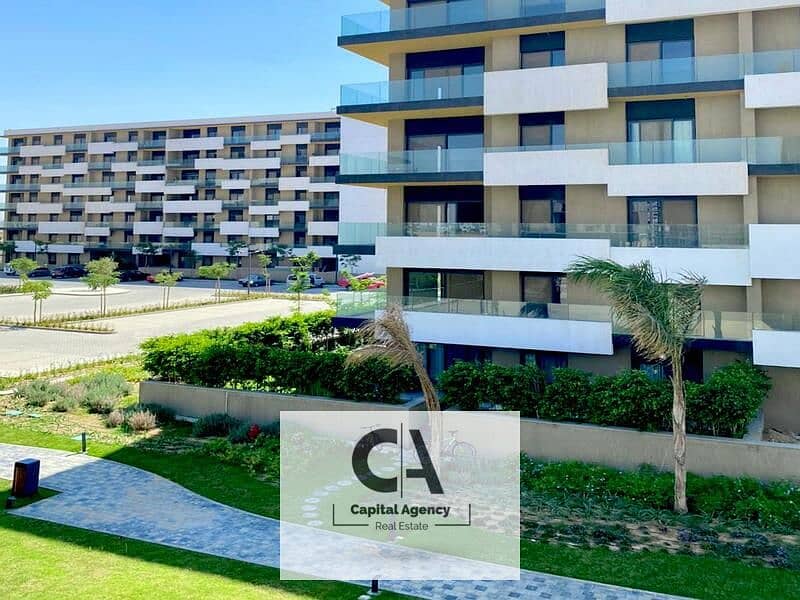 Apartment for sale, 134 meters, immediate receipt, super luxury finishing, in Al Burouj Compound | A distinctive view of the landscape * Al Burouj * 0