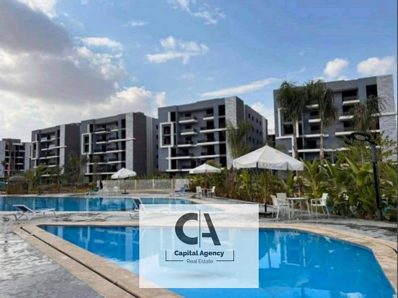 Apartment for sale in October with a 10% down payment, immediate delivery on the landscape in Sun Capital Compound 0