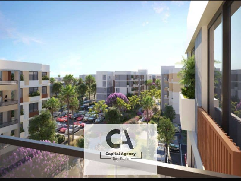 For a limited time, an apartment for sale, immediate delivery, with super luxury finishing, in Al Burouj Compound A distinctive view of the landscape 0