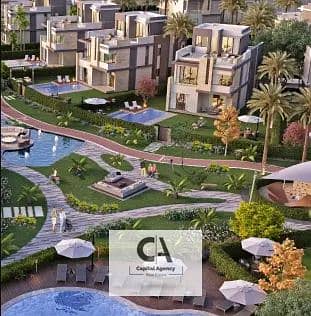 Own a penthouse in the heart of Sheikh Zayed with a 23% discount on cash or a 5% down payment in _Hyde Park_ Garden Lakes_ equal installments | Garden