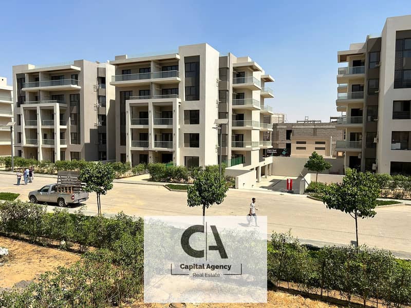 Apartment with agarden 78 m. in the heart of Sheikh Zayed for sale fully finished ready for delivery one year_ with a down payment & equal installment 0