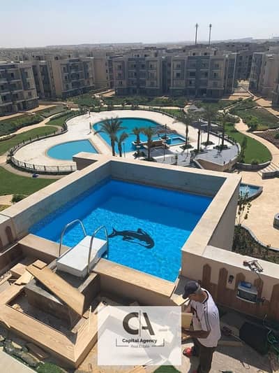 Own an apartment in equal installments ready to move with garden 70m in the Fifth Settlement _  fully finished _ 37% cash discount in Galleria