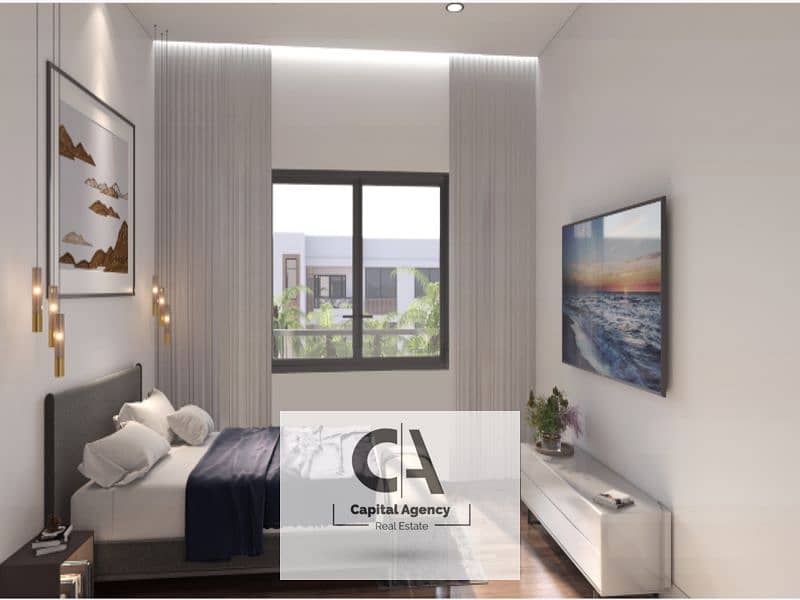 Apartment for sale in Al Burouj Compound ultra finished  super luxury No down payment _  Delivery soon 0