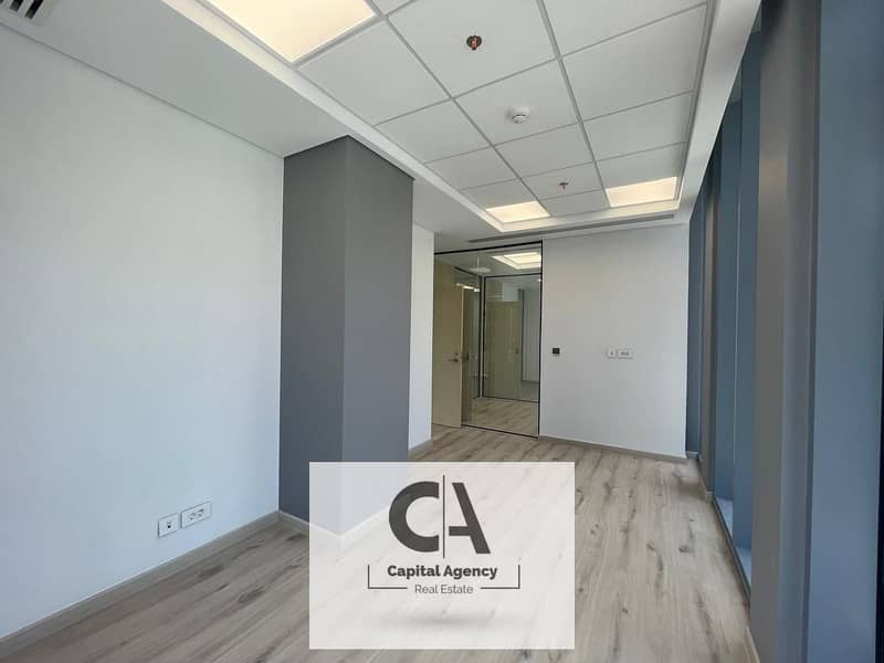 office 151m fully finished for sale in cairo festival city - new cairo 0